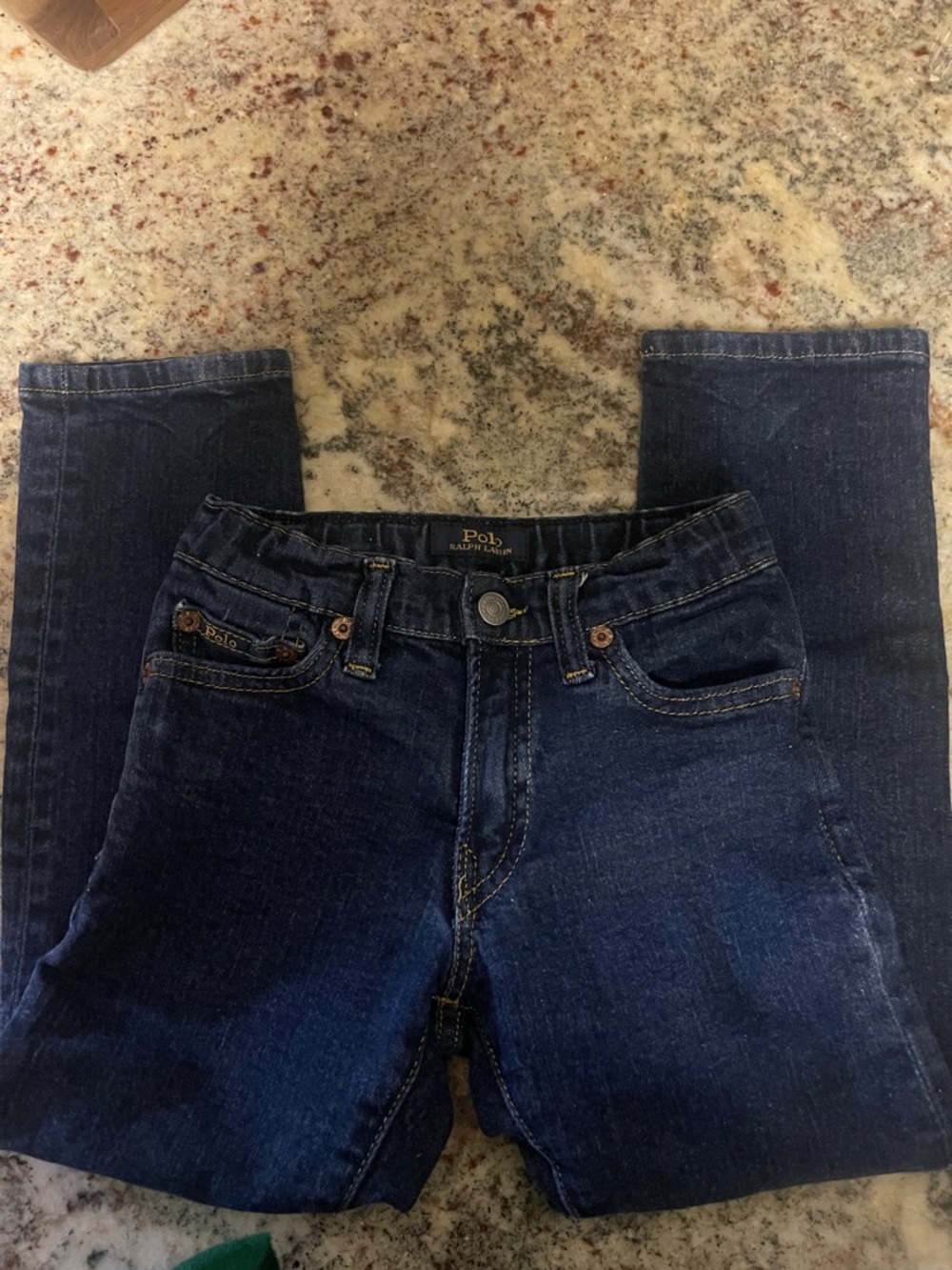 Polo by Ralph Lauren boy Dark Indigo Slim Straight Jeans size 5 boys